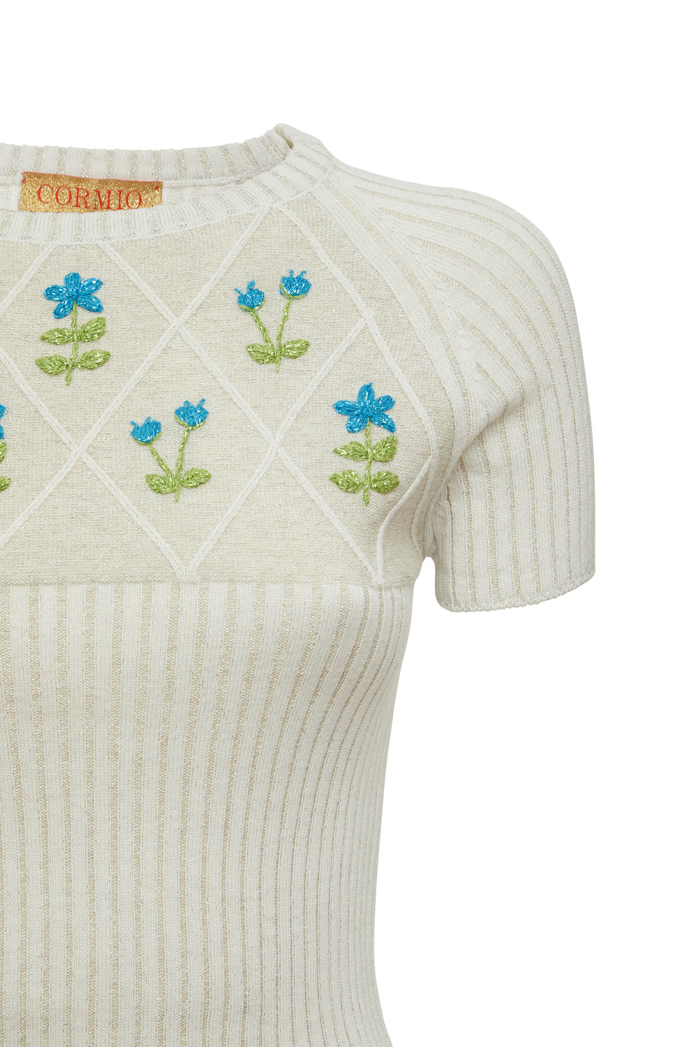 product-color-Diamond Cotton Top