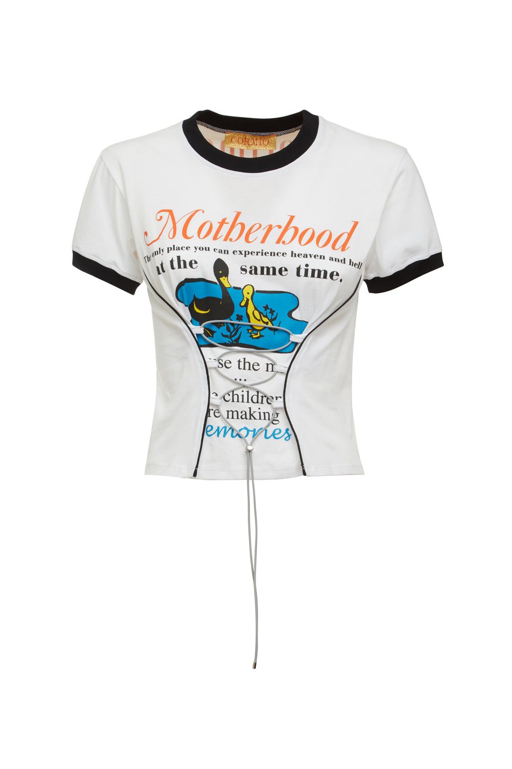product-color-Albina Cotton Corset T-shirt